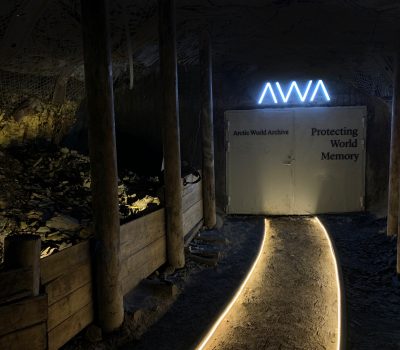 Arctic World Archive vault entrance